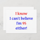 95 KAART (Voorkant / Achterkant)