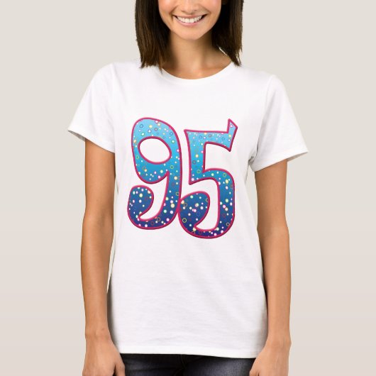 95 Leeftijd T-shirt (Voorkant)