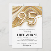 95e anniversaire de fête Invitation (Devant)