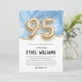 95e anniversaire de fête Invitation (Debout devant)
