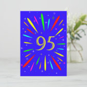 95e anniversaire Fête Invitation Explosion (Debout devant)