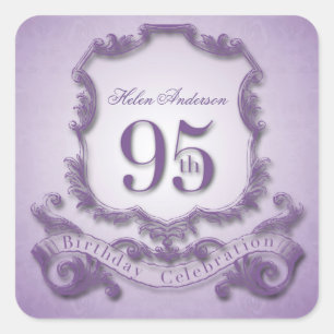 95e anniversaire Stickers personnalisés