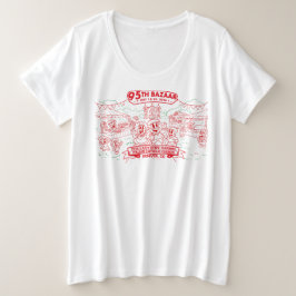 95e Bazaar Women's Grote Maat T-shirt