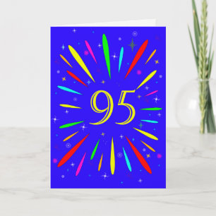 95e 'Birthday Explosion'-Kaart Kaart