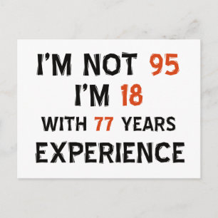 95e coole verjaardag design briefkaart