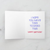 95e verjaardag Kaart (Binnen)