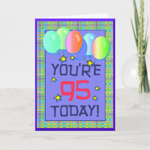 95e verjaardag Kaart