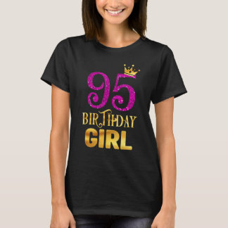 95e verjaardag koninginnenmeisje prinses 95 jaar o t-shirt