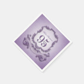 95e Verjaardag Lijst Papieren servetten (Hoek)