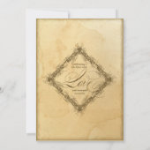 95e verjaardag Tea Stained  Kaart (Achterkant)