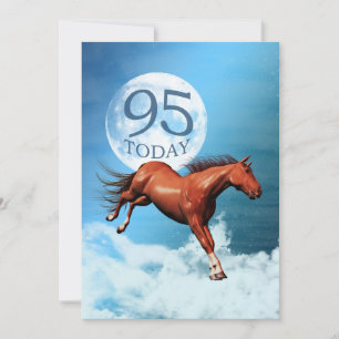 95e verjaardag Uitnodiging Spirit-paard