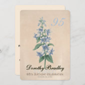  95e verjaardag van de geboorte Aangepast Kaart (Voorkant / Achterkant)