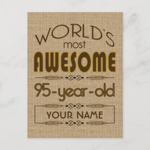 95e verjaardag van de viering van de wereld Best F Uitnodiging Briefkaart