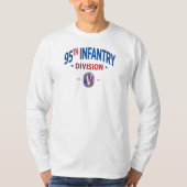 95th Infantry Division "Iron Mannen of Metz" Long T-shirt (Voorkant)
