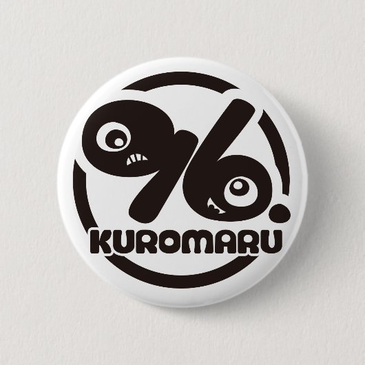 96.ロゴバッチ RONDE BUTTON 5,7 CM (Voorkant)