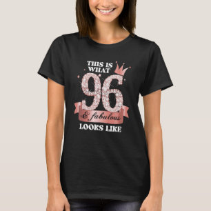 96 & Fabulous I Black Peach Party Group Candid Pho T-shirt
