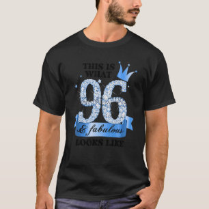 96 & Fabulous I Blue White Party Group Candid Phot T-shirt
