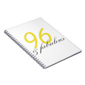 96 & Fabulous Notitieboek (Rechterzijde)