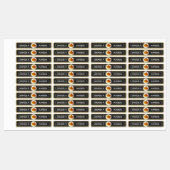 96 GRADE DE Sirop D'Érable Un étiquette de l'AMBER (Feuille)