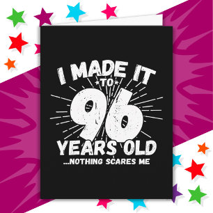 96 Jaar Oud Sarcastisch Meme Grappige 96e Verjaard Kaart