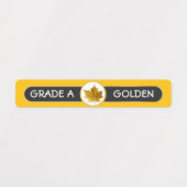 96 Maple Syrup Grade A Beveiliging Tamper Proof Li Labels (Design 1)