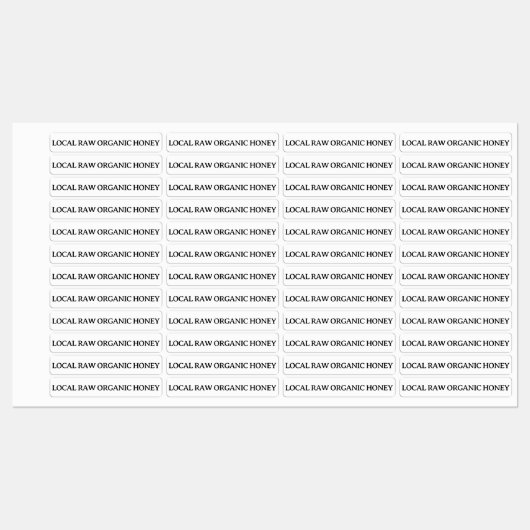 96 Tamper-evident Seal Honey Jar Lid Beveiliging Labels (Vel)