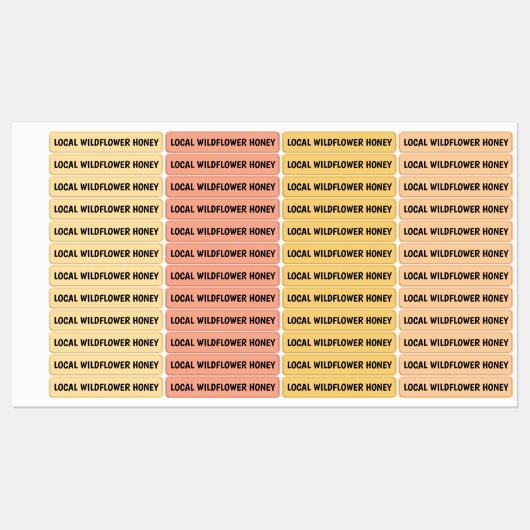 96 Tamper-evident Seal Honey Jar Lid Beveiliging Labels (Vel)