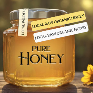 96 Tamper-evident Seal Honey Jar Lid Beveiliging Labels