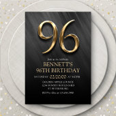 96e Invitation d'anniversaire