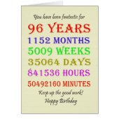 96e jalon de l'anniversaire (Devant)