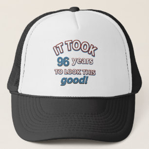 96e verjaardag design trucker pet