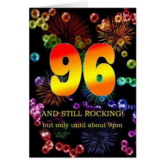 96e verjaardag nog steeds springend (Voorkant)