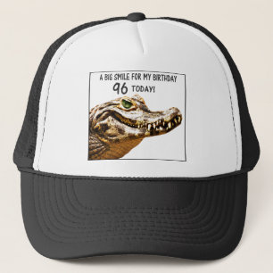 96th Birthday Alligator Smile Trucker Pet