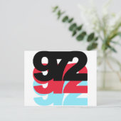 972 Netnummer Briefkaart (Staand voorkant)