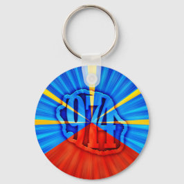 974 Ile de la Reunion Signature Maveli R zoom1 Sleutelhanger