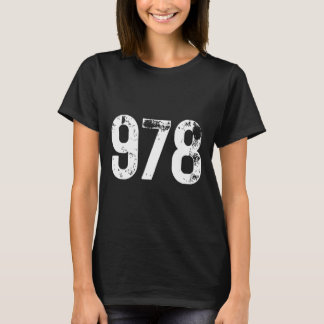 978 Gebiedscode Lowell MA Mobile Telephone Area Co T-shirt