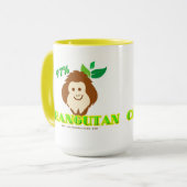 97% Orangutan Mug - fièrement montrer votre ADN! (Devant gauche)
