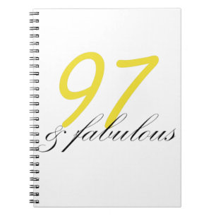97 & verbluffend notitieboek