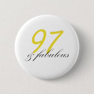 97 & verbluffend ronde button 5,7 cm
