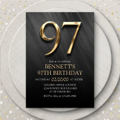 97e Invitation d'anniversaire