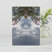 97Z Unieke kleurrijke Abstracte Natuur Bedankkaart (Staand voorkant)