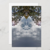 97Z Unieke kleurrijke Abstracte Natuur Bedankkaart (Voorkant / Achterkant)