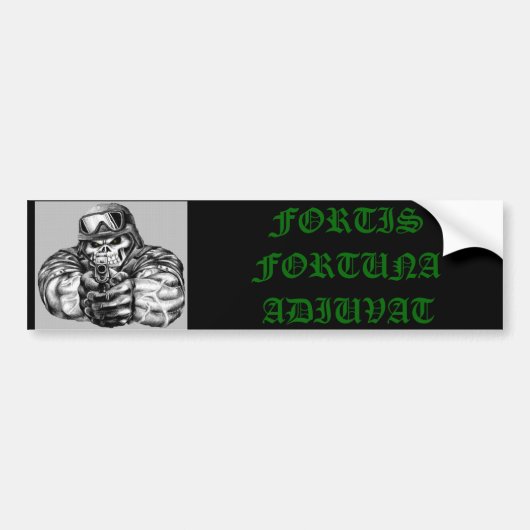 986692592_l, FORTIS FORTUNA ADIUVAT Bumpersticker (Voorkant)