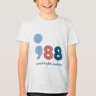 988 Mental Health S Suicide Prevention Awareness Tri-Blend Shirt