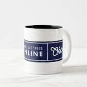 988 Mug de logo horizontal (Devant droit)