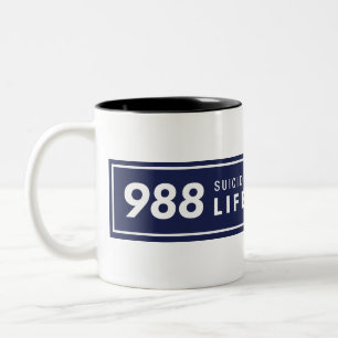 988 Mug de logo horizontal