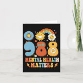 988 Psychische Problemen Zelfmoordpreventie Awar Kaart (Voorkant)