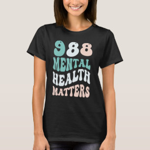988 Semicolon Geestelijke Gezondheid Aangelegenhed T-shirt
