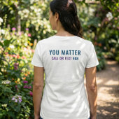 988 Suicide Prevention You Matter Ribbon Support T-shirt