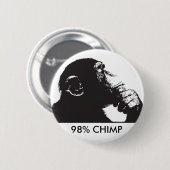 98% CHIMP RONDE BUTTON 5,7 CM (Voorkant /achterkant)